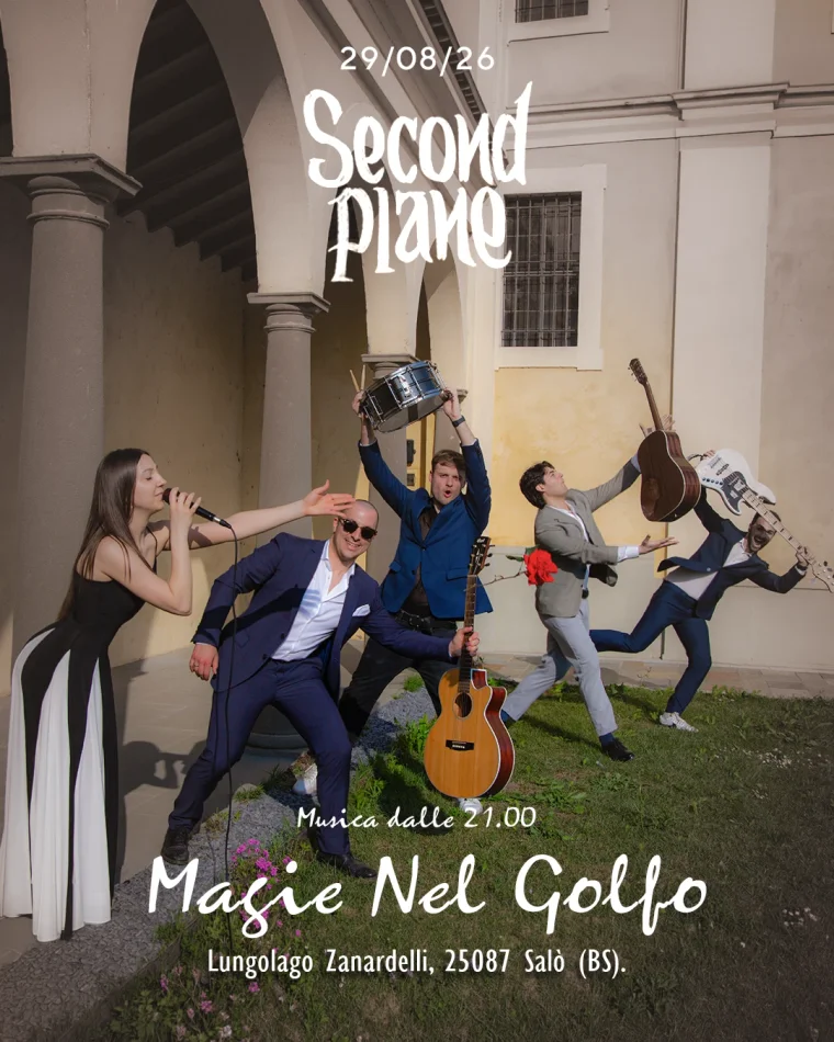 Locandina Second Plane: Magie nel golfo salo, 29 agosto 2026