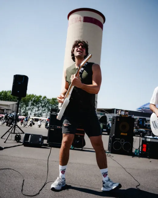 Cristian Cassaghi, chitarra ritmica dei Second Plane